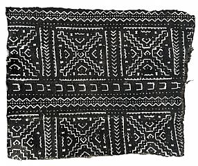 Photo for Black Mud Cloth Fragment